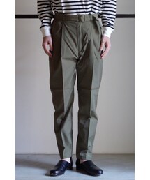 RAINMAKER | RAINMAKER-18SS BELTED TROUSERS(KHAKI)(スラックス)
