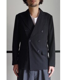 RAINMAKER | RAINMAKER-18SS LIGHT WEIGHT DOUBLE BREASTED JACKET(BLACK)(テーラードジャケット)