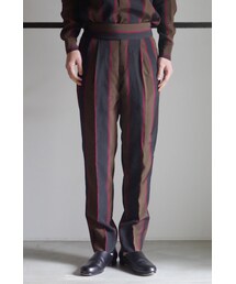 RAINMAKER | RAINMAKER-18SS GURKHA TROUSERS(BLACK STRIPE)(スラックス)