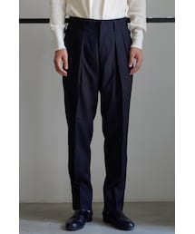 RAINMAKER | RAINMAKER 18AW 2PLEATED TROUSERS(BLACK)(スラックス)