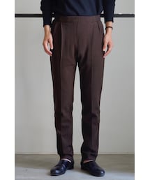 RAINMAKER | RAINMAKER 18AW MILANO RIB PLATED TROUSERS(BROWN)(スラックス)