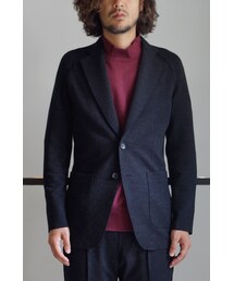 RAINMAKER | RAINMAKER 18AW RAGLAN SLEEVE MILANO RIB JACKET(DARK GRAY)(テーラードジャケット)