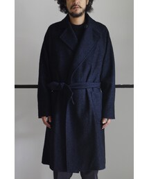 RAINMAKER | RAINMAKER-18AW WRAP COAT(NAVY)(トレンチコート)