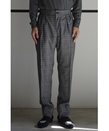 RAINMAKER | RAINMAKER 18AW SEAMLESS EASY TROUSERS / GRAY GLEN CHECK(スラックス)