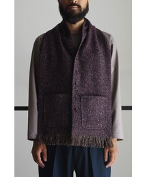 RAINMAKER | RAINMAKER 19AW-2WAY STOLE TYPE VEST(PURPLE MIX)(マフラー)