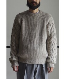 RAINMAKER 19AW-MOHIAR SWEATER(BEIGE)(ニット/セーター)