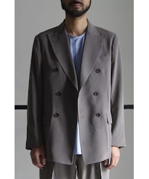 RAINMAKER | RAINMAKER-20SS DOUBLE BREASTED JACKET(TAUPE)(テーラードジャケット)