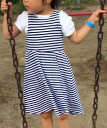 H&M | ボーダーop(ワンピース)