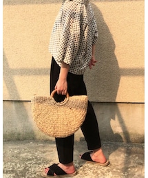 no brand | おかげ横丁でかいました(かごバッグ)