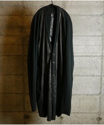 No,No,Yes! | レザー×コットン コンビカーディガン(カーディガン/ボレロ)