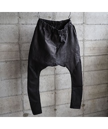 No,No,Yes! | レザー×コットン サルエルパンツ(その他パンツ)