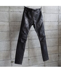 No,No,Yes! | レザーボンディングジーンズ(その他パンツ)