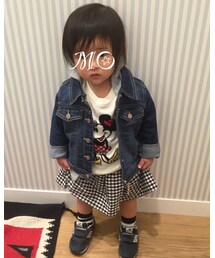 トップス以外はママとおそろコーデ♪ | パーカー