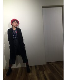 I am I in fact... | 黒チェスターコート(チェスターコート)