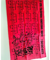 “BEATGOESON”TENUGUI | キューさん手ぬぐい2019(その他小物)