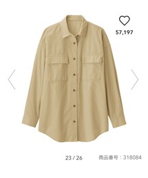 GU | コーデュロイオーバーシャツ(シャツ/ブラウス)