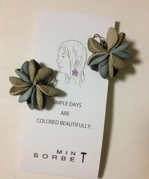 mint sorbet(ピアス（両耳用）)