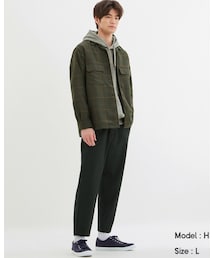 GU | ・イージーアンクルパンツ ・1990円・L(スラックス)