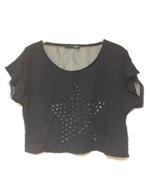 onespo | 星柄シフォントップス(Tシャツ/カットソー)