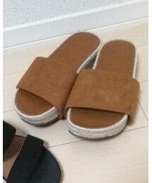 GU | ジュートプラットホームサンダル(サンダル)