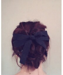 リボンアップヘア | ヘアゴム