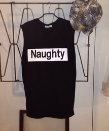 韓國文字無袖T(Tシャツ/カットソー)