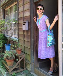 すみれ色ワンピース(ワンピース)