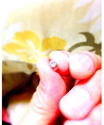 CZ6mmラベンダー | CZ4mmラベンダー(ピアス（片耳用）)