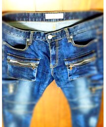 DRAW.M | 沢山ZIPERがついてるデニム(デニムパンツ)