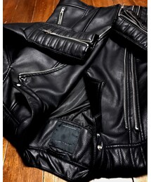 ZARA | ダブルフロントZIPライダース(ライダースジャケット)