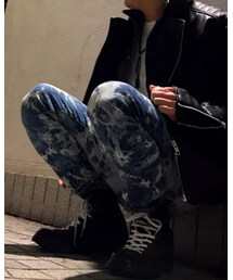 お手製リメイクデニム😂 | リメイク(デニムパンツ)