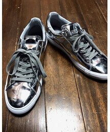 ZARA | ピカ✨ぴーか✨シルバーカラースニーカー(スニーカー)