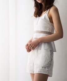 Benemode | 【Benemode】ジャカード・レース ショートパンツ

Flower Jacquard Bottoms  
(フラワージャカード ボトムス)(その他パンツ)