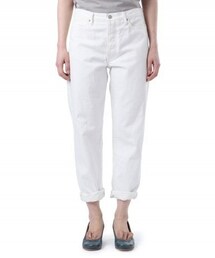 Sally Scott | ホワイトデニムテーパード(デニムパンツ)