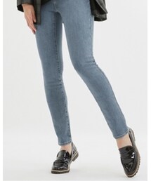 GU | レディース　スキニーパンツ　64センチ(デニムパンツ)