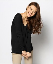 AZUL by moussy | ベーシックカラーニット(ニット/セーター)