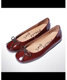 酒紅色芭蕾舞鞋 | バレエシューズ