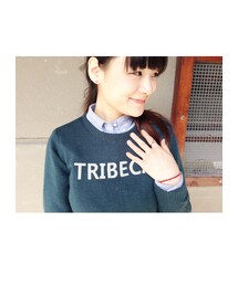 綠毛衣 earth music &ecology (その他トップス)