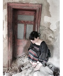 弗 朗 西 絲.frances 古著(ワンピース)