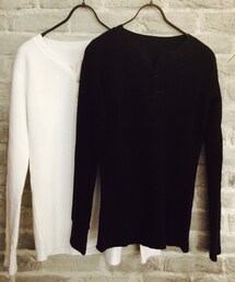 DELAY by Win & Sons | ヘンリーネックワッフル(Tシャツ/カットソー)