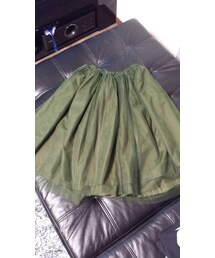 カーキチュールスカート(スカート)