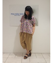 POU DOU DOU | コットン半端丈パンツ(その他パンツ)