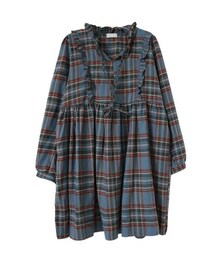 チェックパターンワンピース(ワンピース)