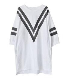 Vプリントワンピース(ワンピース)