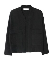 ポケットポイントニットジャケット(その他アウター)