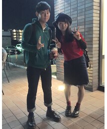 友だちとたまたまペアルック | ブーツ