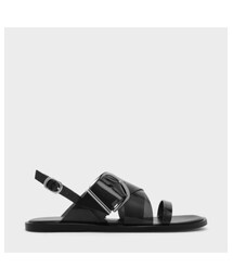 CHARLES & KEITH | トランスペアレントスリングバックサンダル(サンダル)