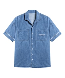 9090 | big indigo bowling shirts(シャツ/ブラウス)