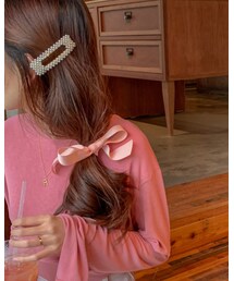 ZEMMAWORLD | フェイクパールヘアクリップ(ヘアピン)