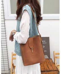 emmy | DIFFERENT MATERIALS SQUARE BAG(バッグ)